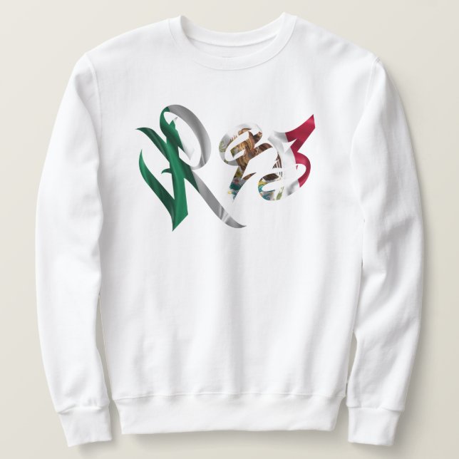 R93 Viva La Raza Crew Sweater (Design Front)