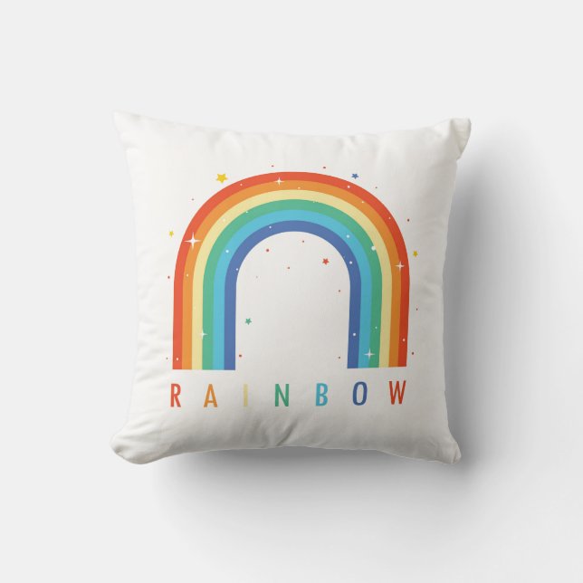 R A I N B O W THROW PILLOW (Front)