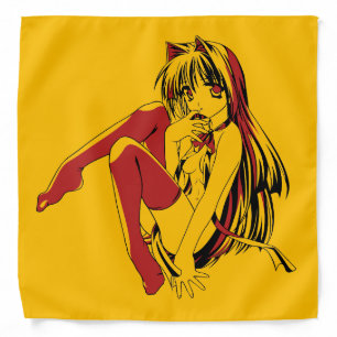 R & B Manga, Neko Catgirl Furry Loli Anime Bandana