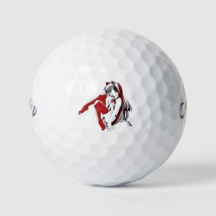 R & B Manga, Neko Catgirl Furry Loli Anime Golf Balls