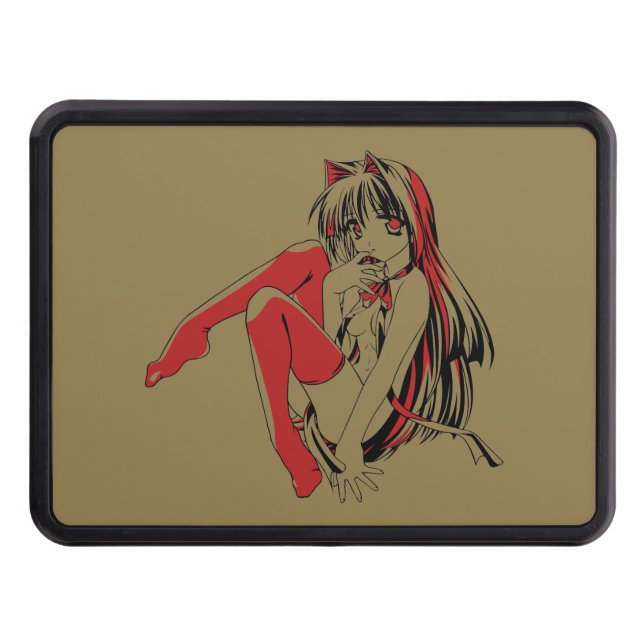 R & B Manga, Neko Catgirl Furry Loli Anime Hitch Cover (Front)