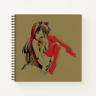 Elfen Lied with Lucy Spiral Notebook for Sale by demon-slayers