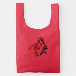 R & B Manga, Neko Catgirl Furry Loli Anime Reusable Bag