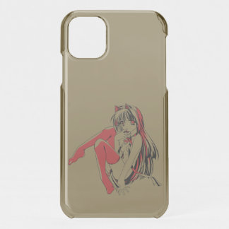 R & B Manga, Neko Catgirl Furry Loli Anime iPhone 11 Case