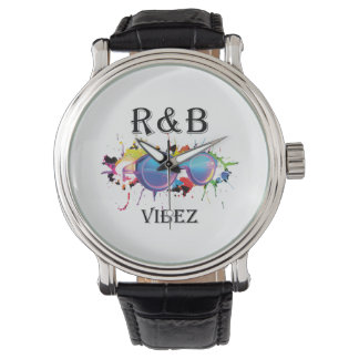 R&B Vibez Graphic T-Shirt | Colorful Music Aesthet Watch