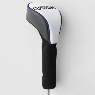 R. BLUE Piping Custom Golf Driver Headcover Blank