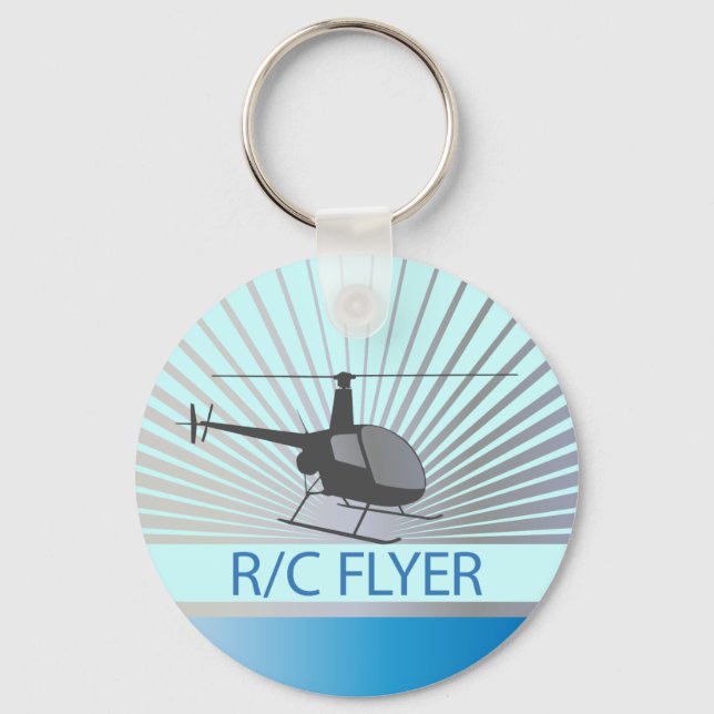 R-C Flyer Copter Keychain (Front)