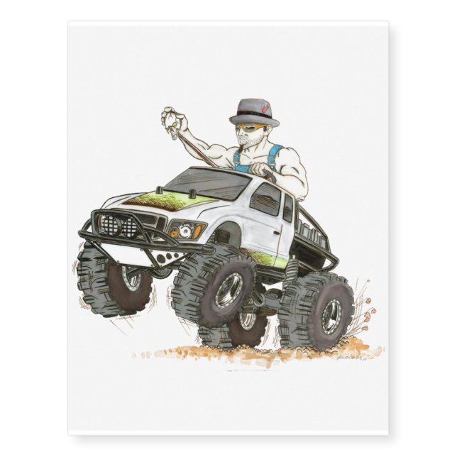 R/C Wilderness Mountain Honcho Temporary Tattoos (Front)