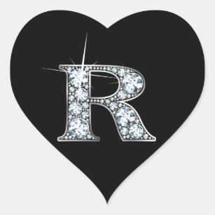 R Initials Heart Stickers - 20 Results | Zazzle