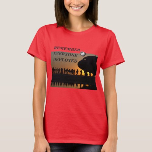 RED Fridays Remember Everyone Deployed t_shirt