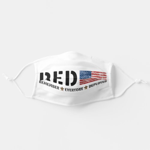 RED Remember Everyone Deployed Adult Cloth Face Mask