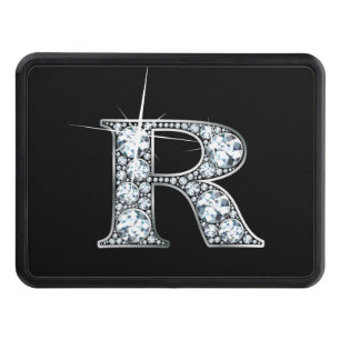 R Faux-"Diamond Bling" Hitch Cover