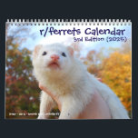 r/ferrets Calendar 3rd Edition (2025)<br><div class="desc">r/ferrets winning photos for the 2025 year! All proceeds will go to a chosen ferret shelter.</div>