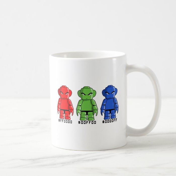 R, G and B Coffee Mugs