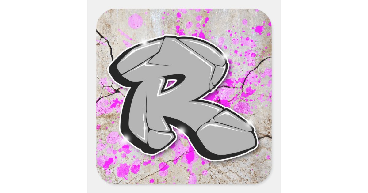 letter r in graffiti