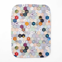 R hex baby burp cloth R hex baby burp cloth