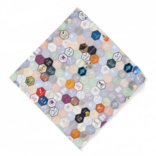 R hex bandana Zazzle