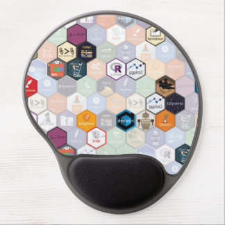 R hex gel mouse pad