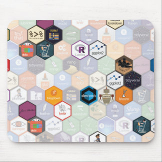 R hex mouse pad