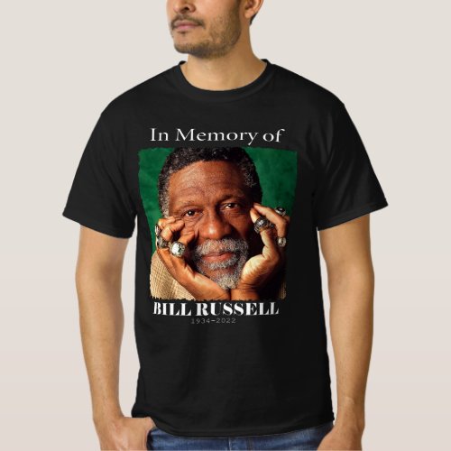 RIP Bill Russell Basketball T_Shirt
