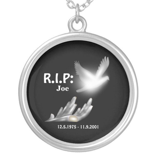 R.I.P/Condolence/In Memory of Necklace (Front)