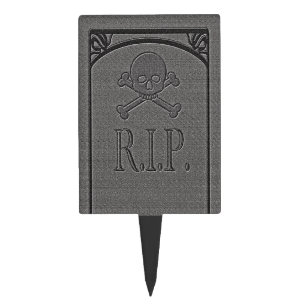 R.I.P. Gravestone Tombstone Halloween Props Cake Topper