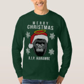 Harambe ugly 2024 christmas sweater