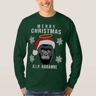 R.I.P. Harambe Ugly Christmas Sweater