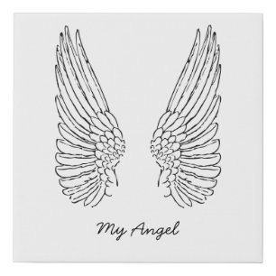 R.i.p memorial my angel canvas