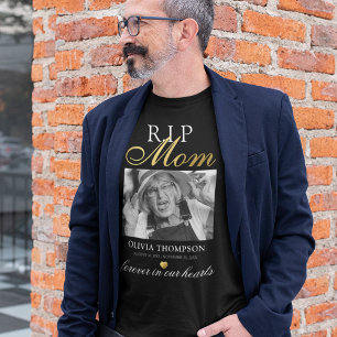 R.I.P Mom Memorial Photo T-Shirt