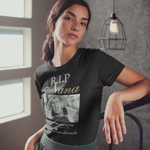 RIP Nana Photo Memorial T_Shirt