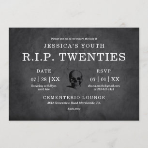 R.I.P Twenties Invitation