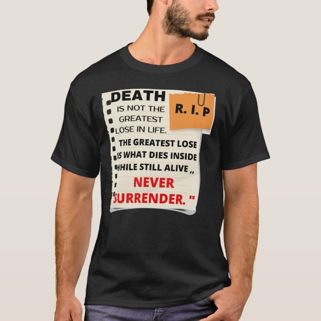 R. I. P young dolph  motivation quote Classic T-Sh T-Shirt (Front)