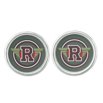 R Initial Cufflinks by TomR1953 at Zazzle