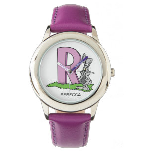 R is for ___ custom name Kid's Watch