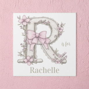 R is for Custom Name Whimsical Letter Art