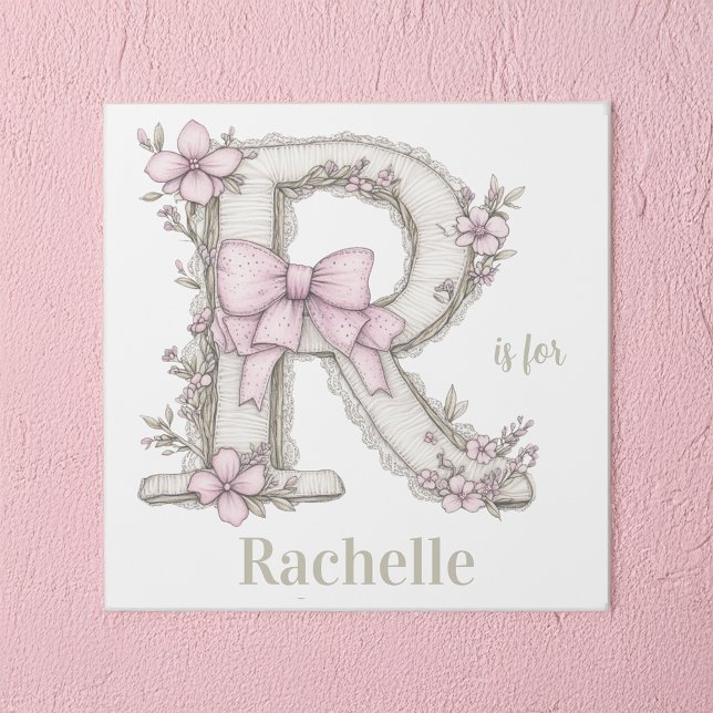 R is for Custom Name Whimsical Letter Art (Creator Uploaded)