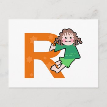 R Is For... Postcard by prawny at Zazzle