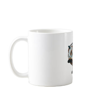 R is for Red and White Flying Squirrel  Coffee Mug