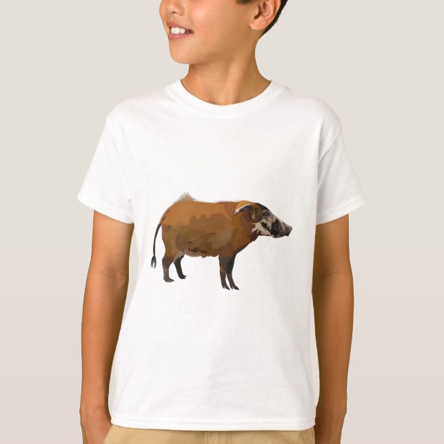 R is for Red River Hog T-Shirt (Front)