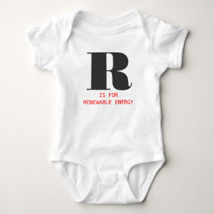 R is for Renewable Energy Baby Bodysuit