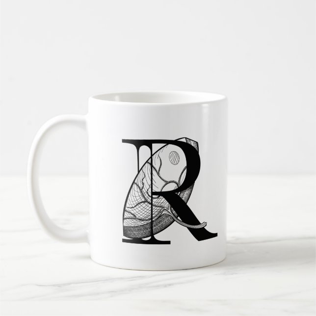 R is for Retina (mug) Coffee Mug (Left)