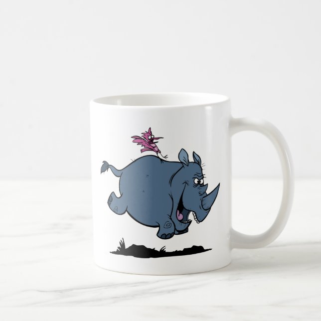 R is for Rhino Coffee Mug (Right)