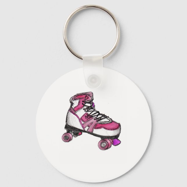 R is for Rollerskate Keychain (Front)