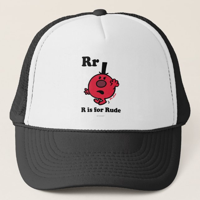 R is for Rude Trucker Hat (Front)