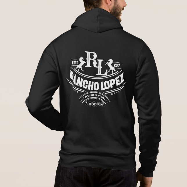 R.L. "Cowboy Zip-Up" Hoodie (Back)
