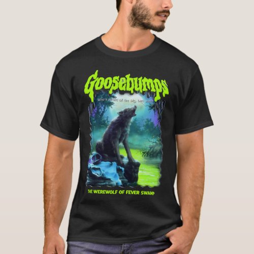 RL Stine Goosebumps Nightmare Halloween Werewolf T_Shirt