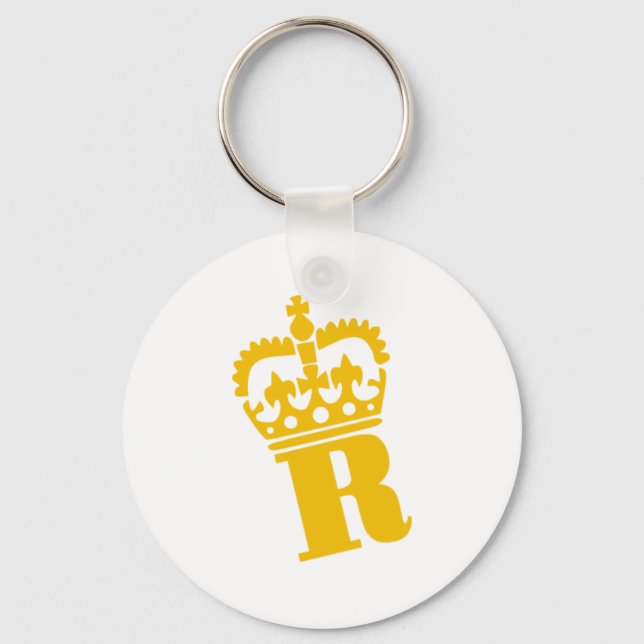 R - Letter - Name Keychain (Front)