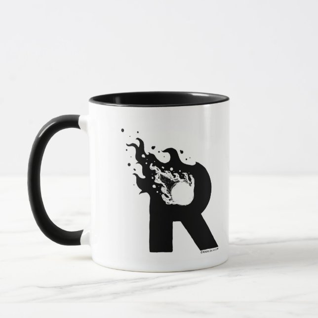 R logo monogram mug (Left)