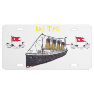 R.M.S. TITANIC License Plate
